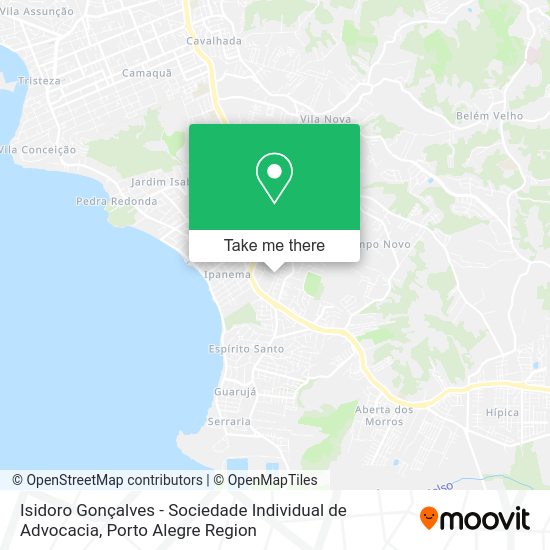 Isidoro Gonçalves - Sociedade Individual de Advocacia map