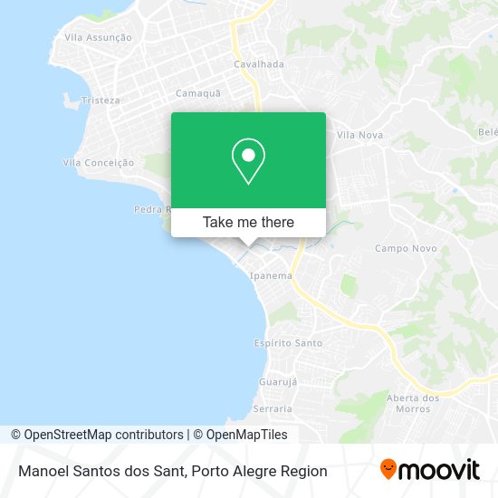 Manoel Santos dos Sant map