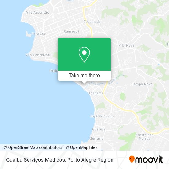 Guaiba Serviços Medicos map