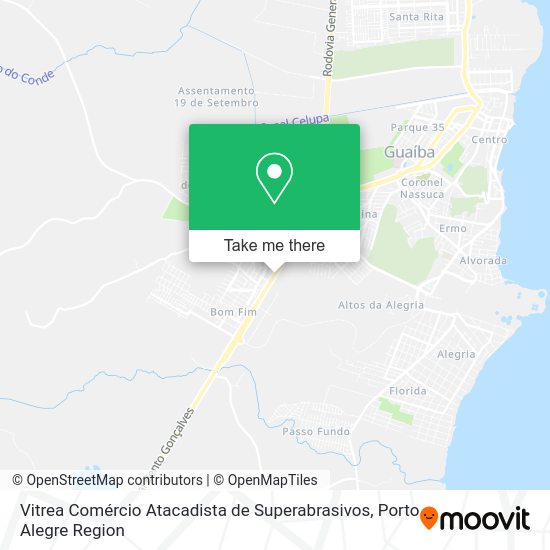 Vitrea Comércio Atacadista de Superabrasivos map