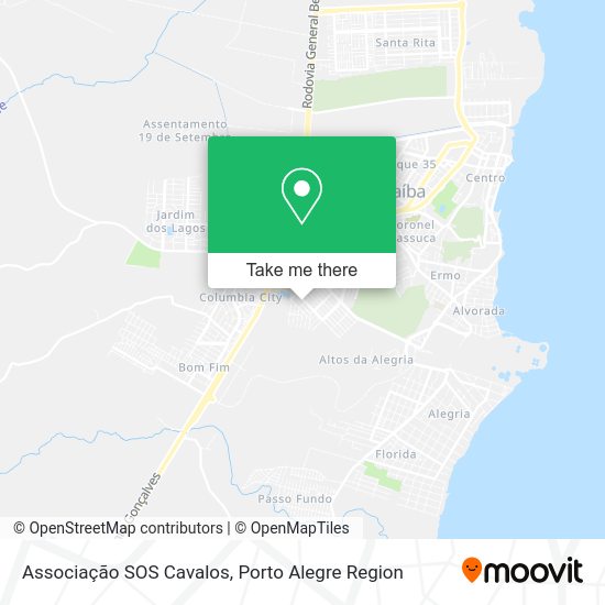 Associação SOS Cavalos map