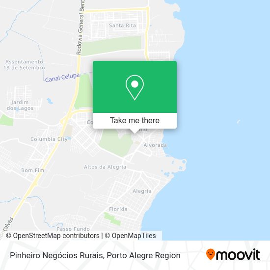 Pinheiro Negócios Rurais map