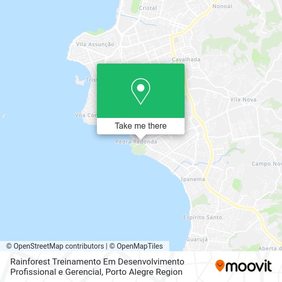 Rainforest Treinamento Em Desenvolvimento Profissional e Gerencial map