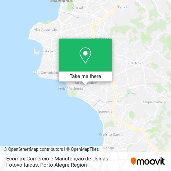 Ecomax Comercio e Manutenção de Usinas Fotovoltaicas map