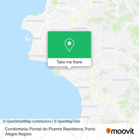 Condomínio Pontal do Poente Residence map
