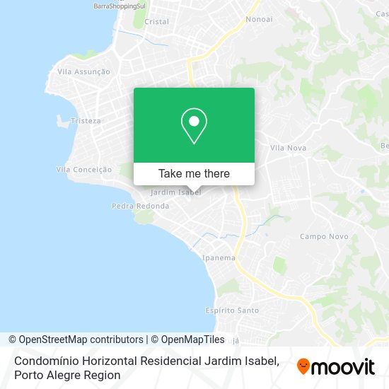 Condomínio Horizontal Residencial Jardim Isabel map