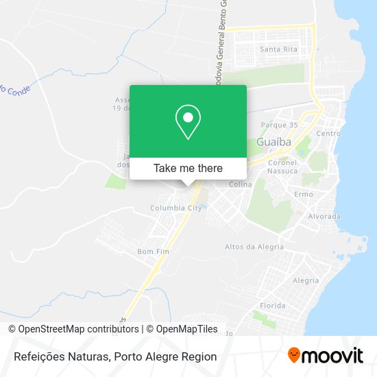 Refeições Naturas map