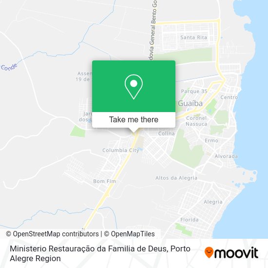 Ministerio Restauração da Familia de Deus map