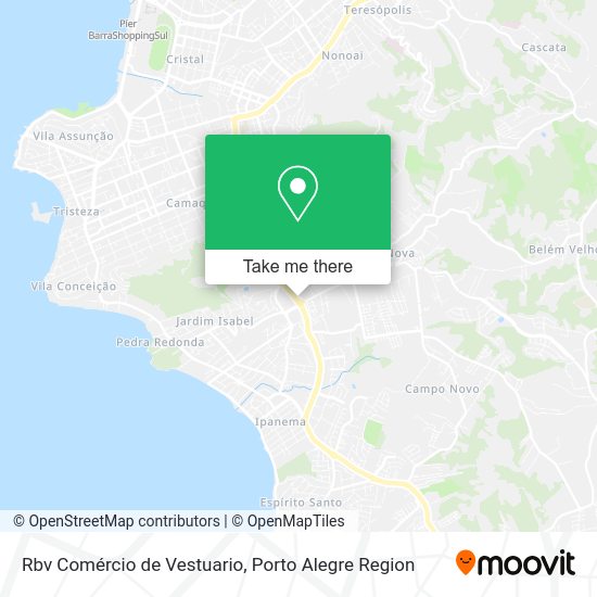 Rbv Comércio de Vestuario map