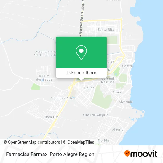 Farmacias Farmax map