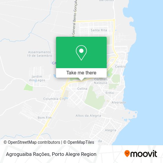 Agroguaiba Rações map