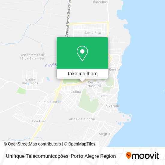 Unifique Telecomunicações map