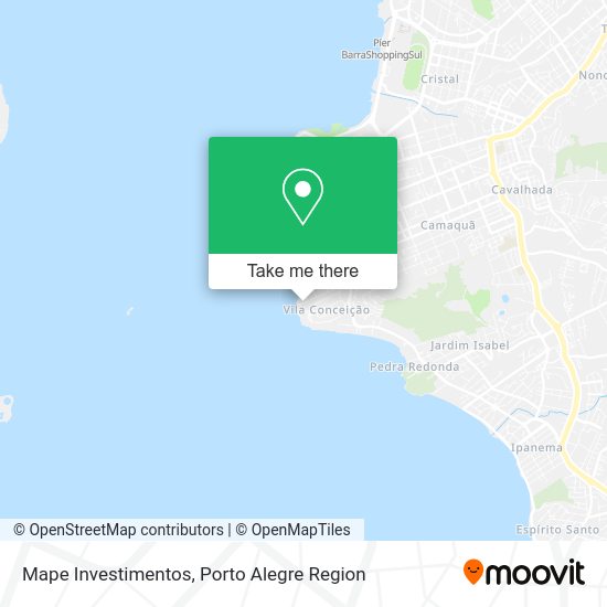 Mape Investimentos map