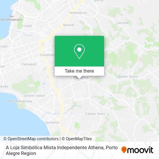 A Loja Simbólica Mista Independente Athena map
