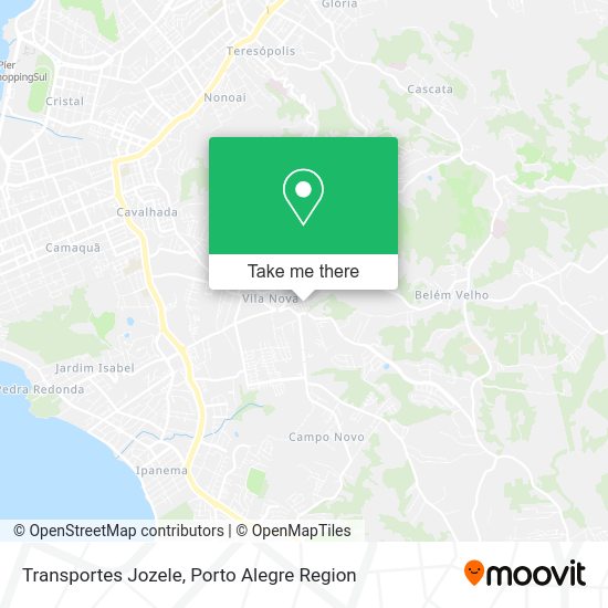 Transportes Jozele map