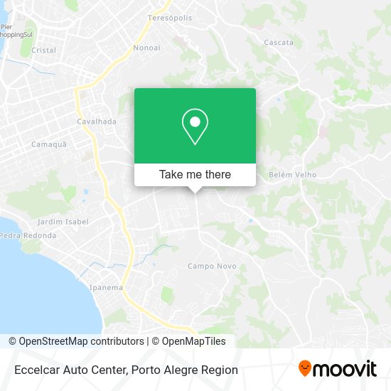 Eccelcar Auto Center map