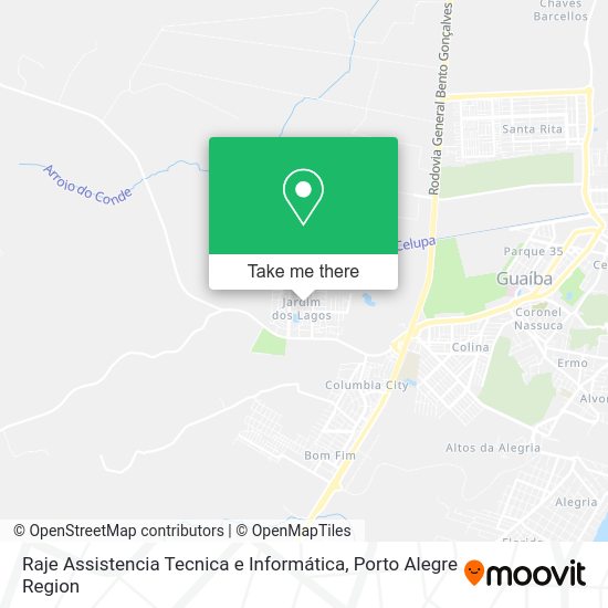 Raje Assistencia Tecnica e Informática map
