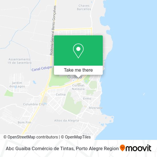 Abc Guaiba Comércio de Tintas map