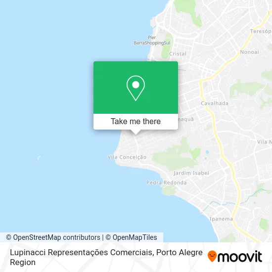 Lupinacci Representações Comerciais map