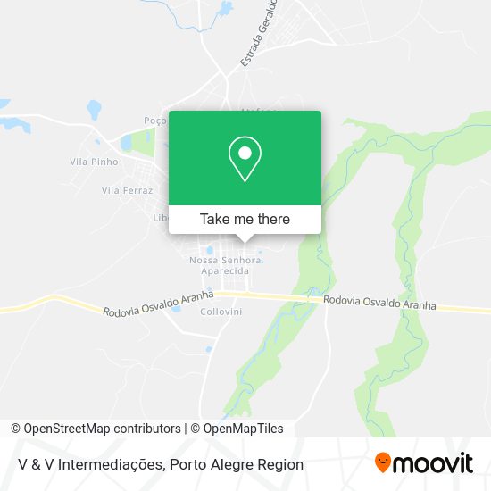 V & V Intermediações map