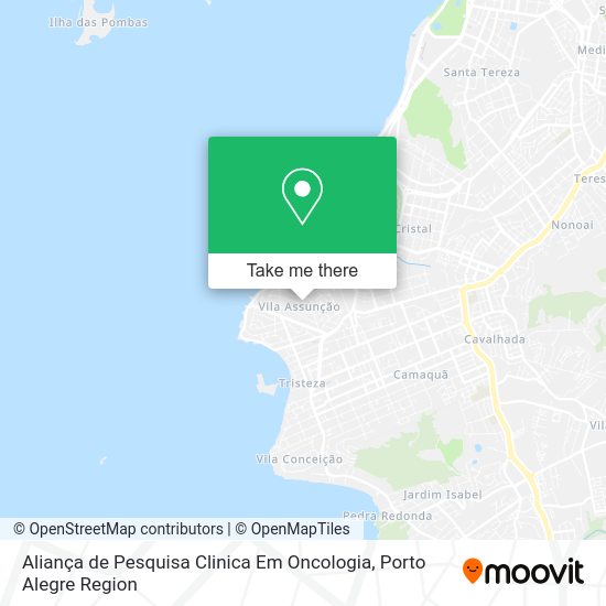 Aliança de Pesquisa Clinica Em Oncologia map