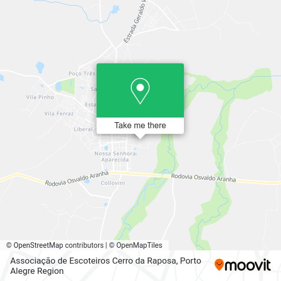 Associação de Escoteiros Cerro da Raposa map