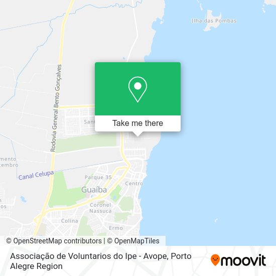 Associação de Voluntarios do Ipe - Avope map