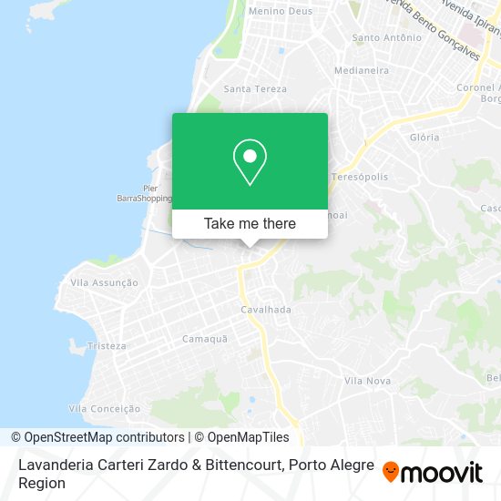 Lavanderia Carteri Zardo & Bittencourt map