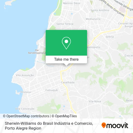 Sherwin-Williams do Brasil Indústria e Comercio map
