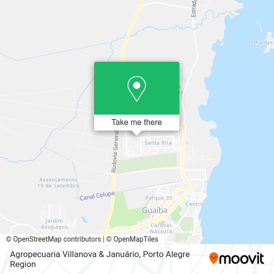 Agropecuaria Villanova & Januário map