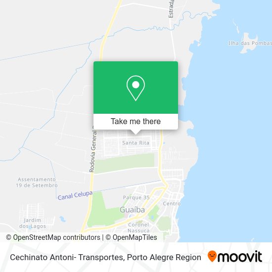 Cechinato Antoni- Transportes map