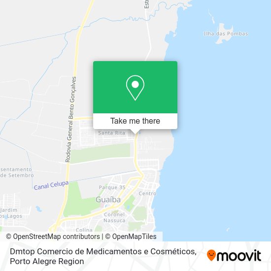 Dmtop Comercio de Medicamentos e Cosméticos map
