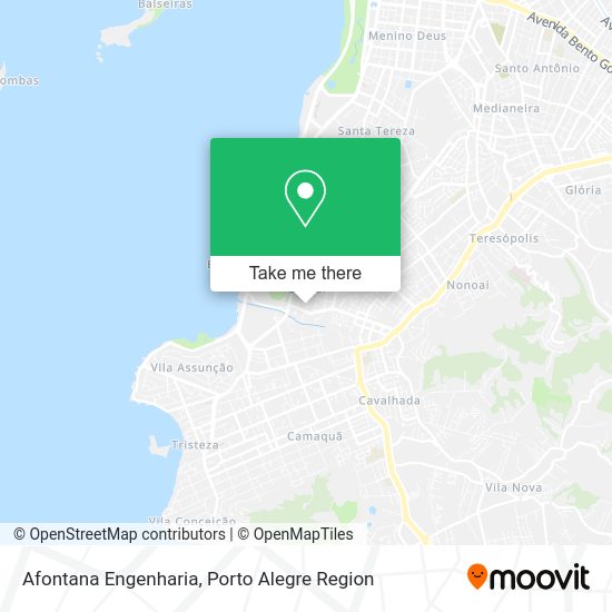 Afontana Engenharia map