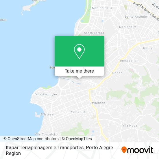 Itapar Terraplenagem e Transportes map