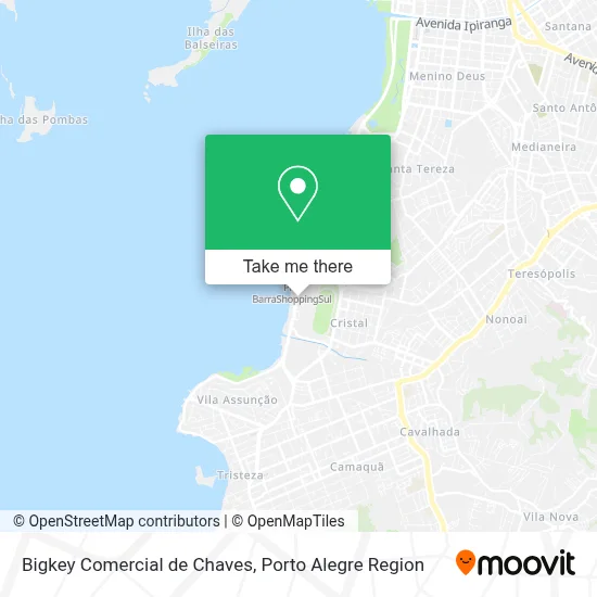 Bigkey Comercial de Chaves map