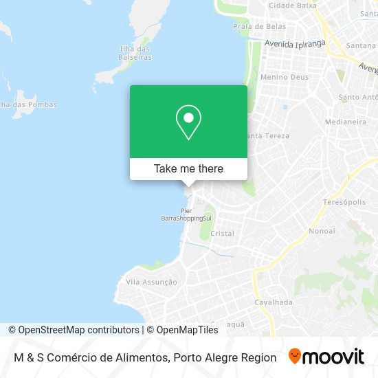 M & S Comércio de Alimentos map