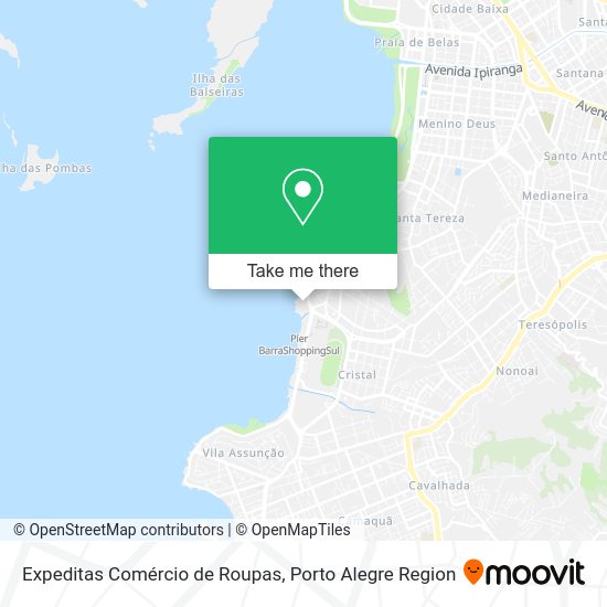 Expeditas Comércio de Roupas map