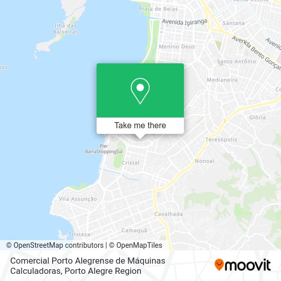 Comercial Porto Alegrense de Máquinas Calculadoras map