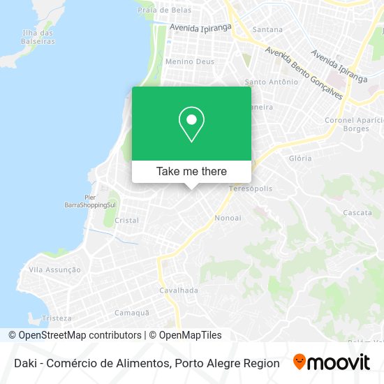 Daki - Comércio de Alimentos map