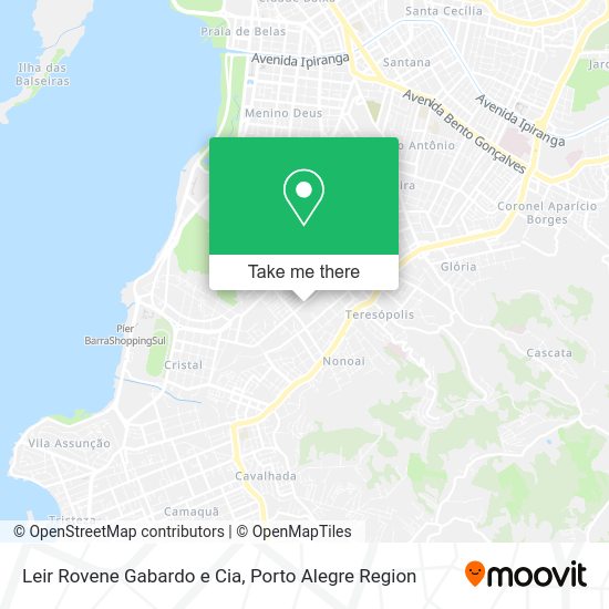 Leir Rovene Gabardo e Cia map
