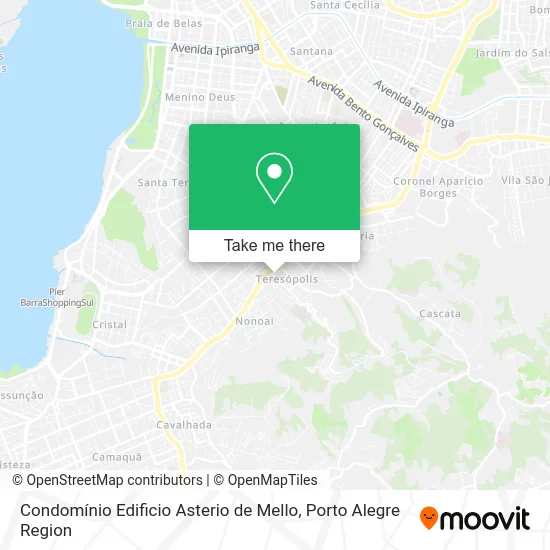 Mapa Condomínio Edificio Asterio de Mello