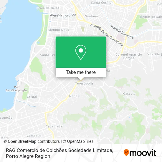 R&G Comercio de Colchões Sociedade Limitada map