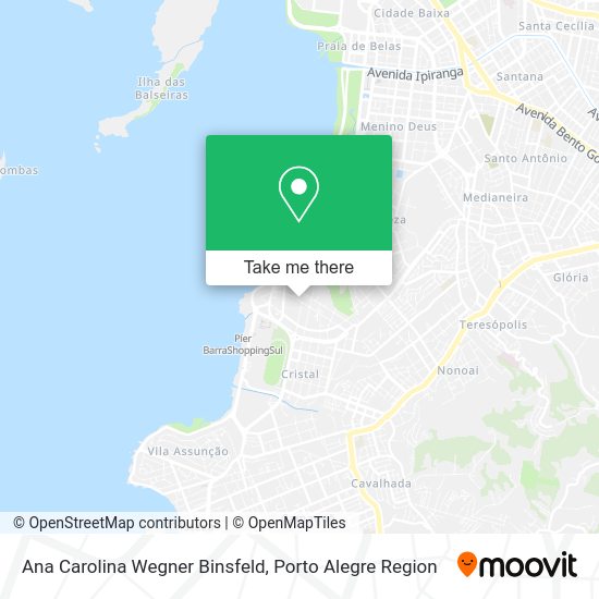 Ana Carolina Wegner Binsfeld map