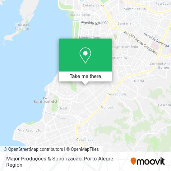 Major Produções & Sonorizacao map