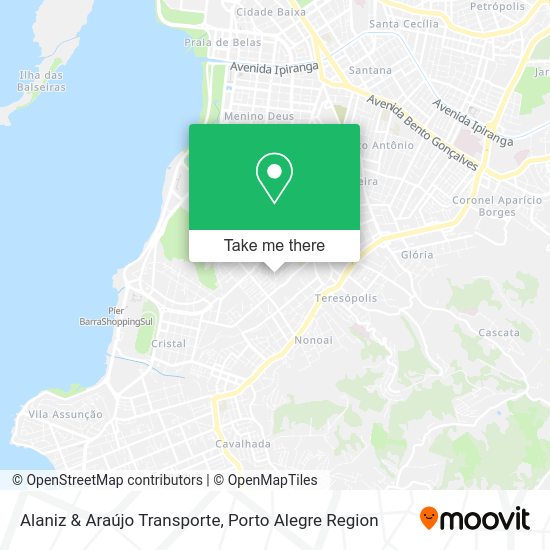 Alaniz & Araújo Transporte map