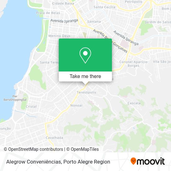 Alegrow Conveniências map