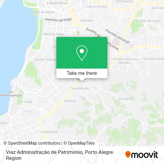 Viaz Administração de Patrimonio map