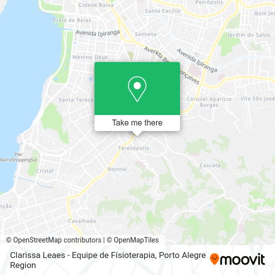 Clarissa Leaes - Equipe de Físioterapia map