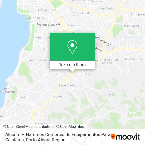 Alecrim F. Hammes Comércio de Equipamentos Para Celulares map