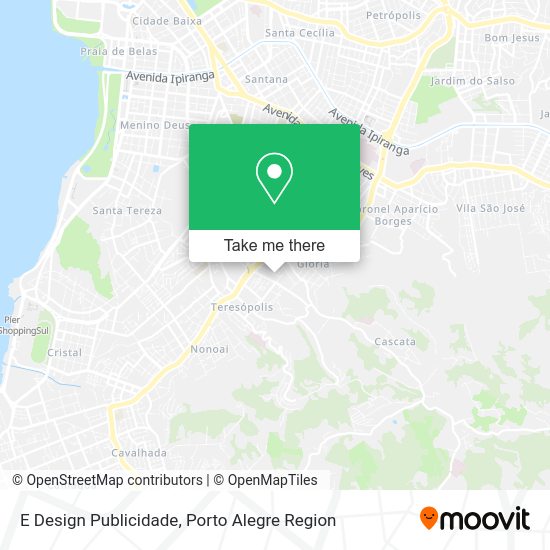 E Design Publicidade map
